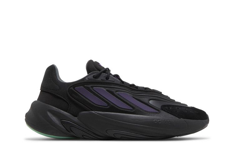Adidas Ozelia 'Black Collegiate Purple' — Core Black/Collegiate Purple/Screaming Green
