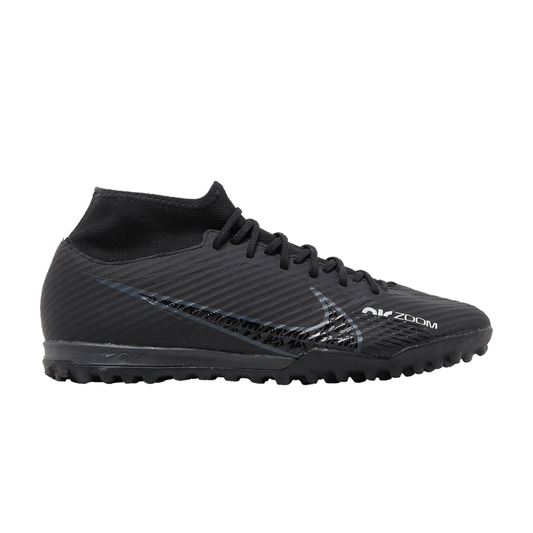 Nike Zoom Mercurial Superfly 9 Academy TF 'Black Dark Smoke Grey' — Black/Summit White/Volt/Dark Smoke Grey