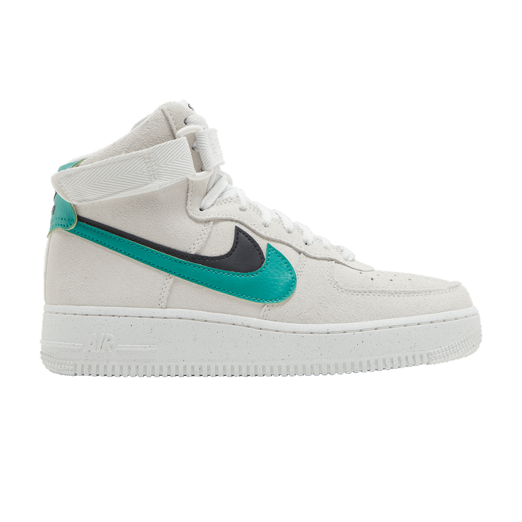 Nike Wmns Air Force 1 High SE '82 - Neptune Green' — Summit White/Black/Sesame/Neptune Green