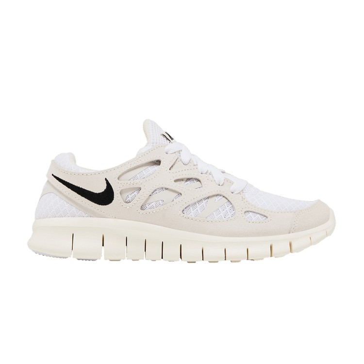 Nike Wmns Free Run 2 'White Light Bone' — White/Black/Light Bone/Phantom