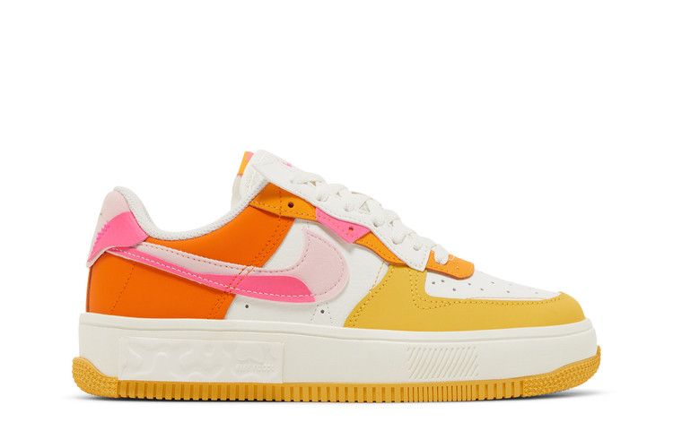 Nike Wmns Air Force 1 Fontanka 'Sunrise' — Summit White/Solar Flare/Medium Soft Pink/Hyper Pink (2)