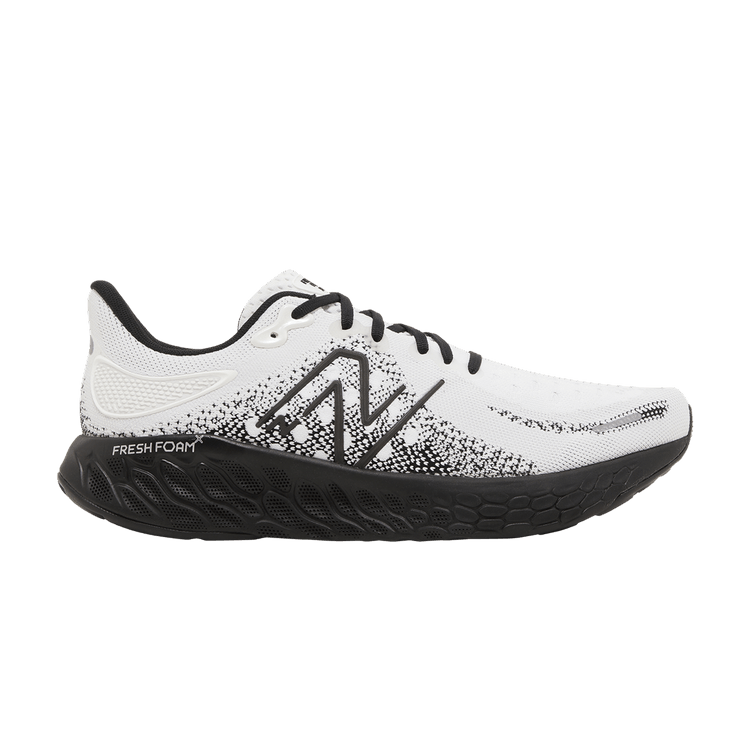 New Balance Fresh Foam X 1080v12 2E Wide 'White Black' — White/Black