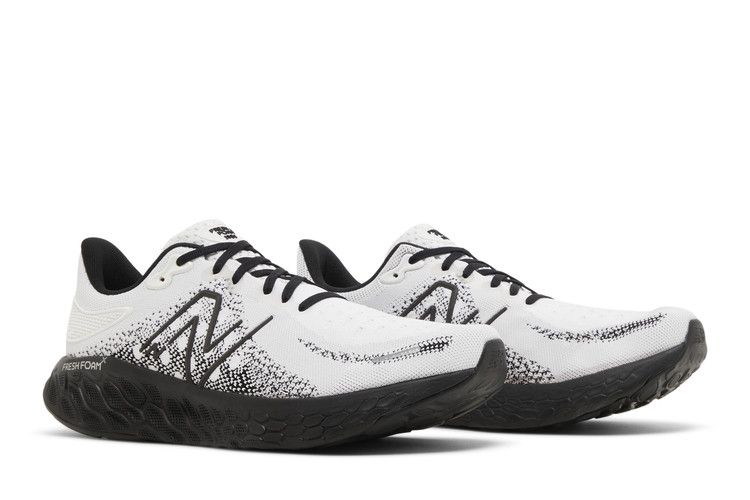 New Balance Fresh Foam X 1080v12 2E Wide 'White Black' — White/Black