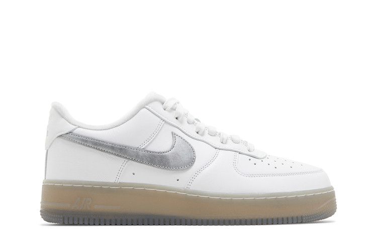 Nike Air Force 1 '07 Premium 'White Metallic Silver' — White/Metallic Silver/Coconut Milk/Hyper Pink (2)