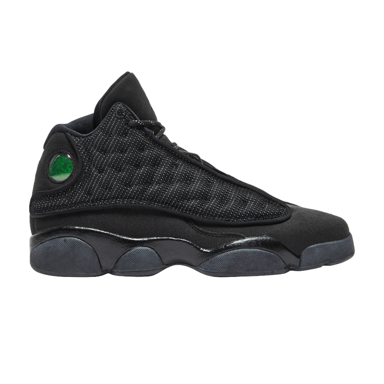 Air Jordan 13 Retro BG 'Black Cat' — Black/Anthracite/Black