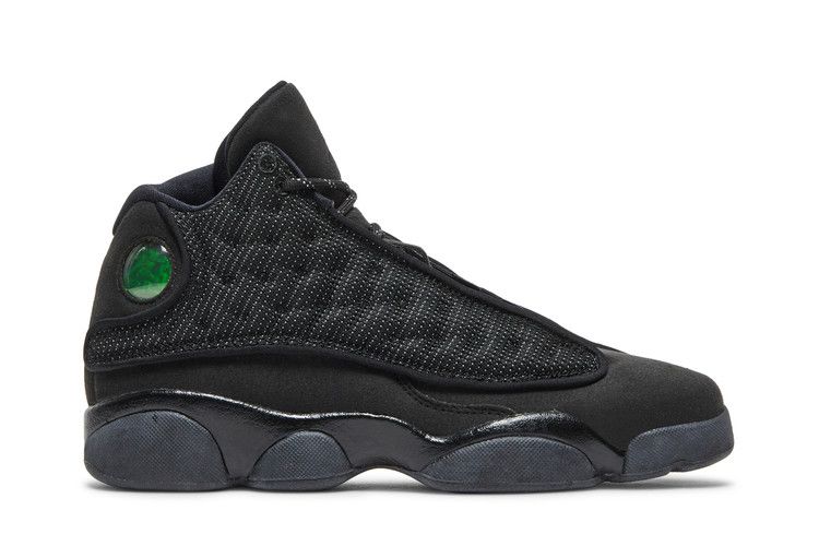 Air Jordan 13 Retro BG 'Black Cat' — Black/Anthracite/Black