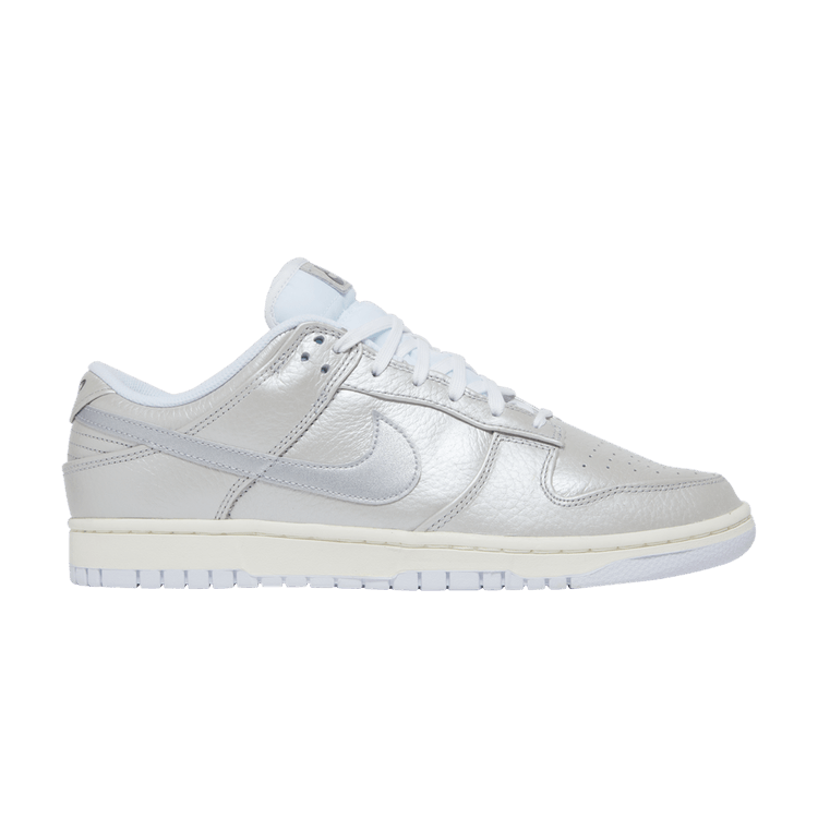 Nike Dunk Low SE 'Metallic Silver' — Metallic Silver/Sail/White/Metallic Silver