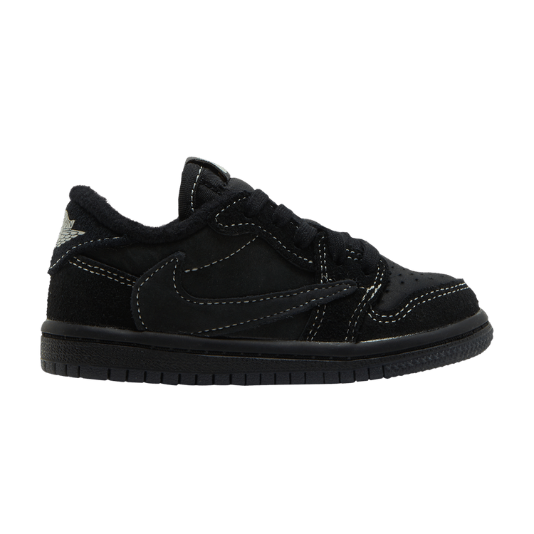 Travis Scott x Air Jordan 1 Retro Low OG SP TD 'Black Phantom' — Black/Phantom/University Red