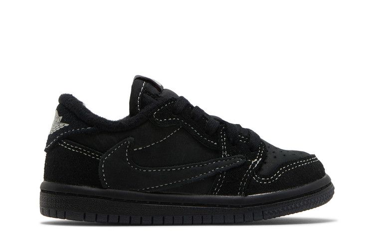 Travis Scott x Air Jordan 1 Retro Low OG SP TD 'Black Phantom' — Black/Phantom/University Red