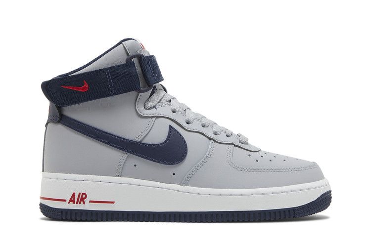 Nike Wmns Air Force 1 High 'New England Patriots' — Wolf Grey/College Navy/University Red/White (2)