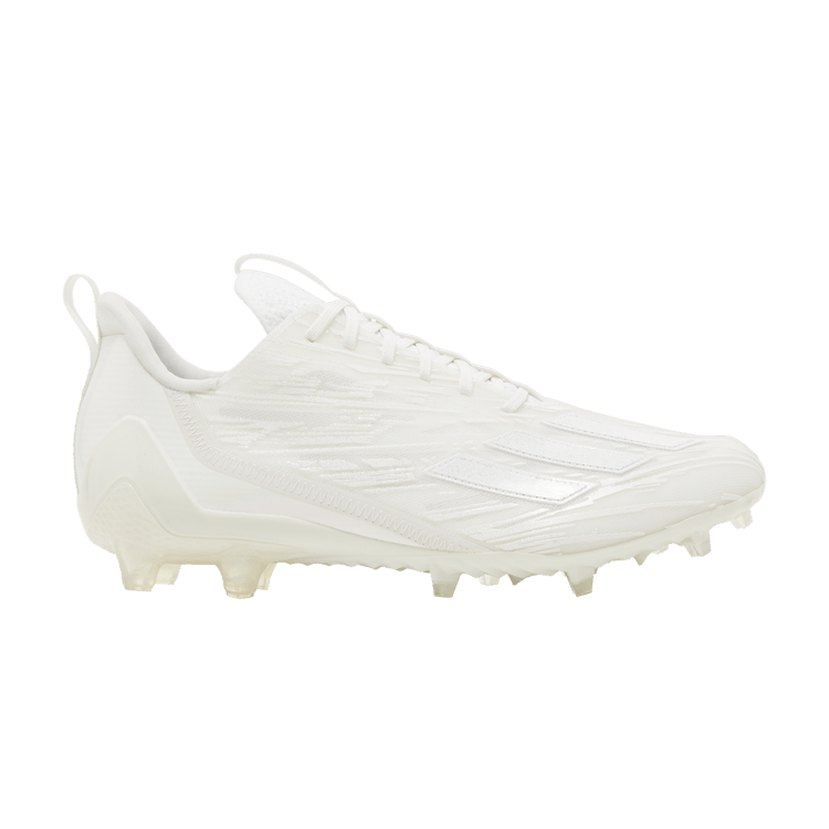 adidas Adizero Cleats 'Triple White' — Cloud White/Cloud White/Cloud White