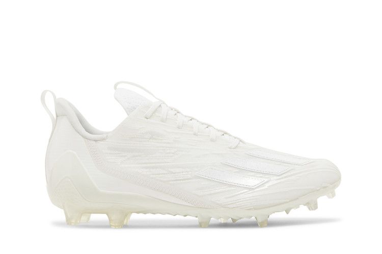 adidas Adizero Cleats 'Triple White' — Cloud White/Cloud White/Cloud White