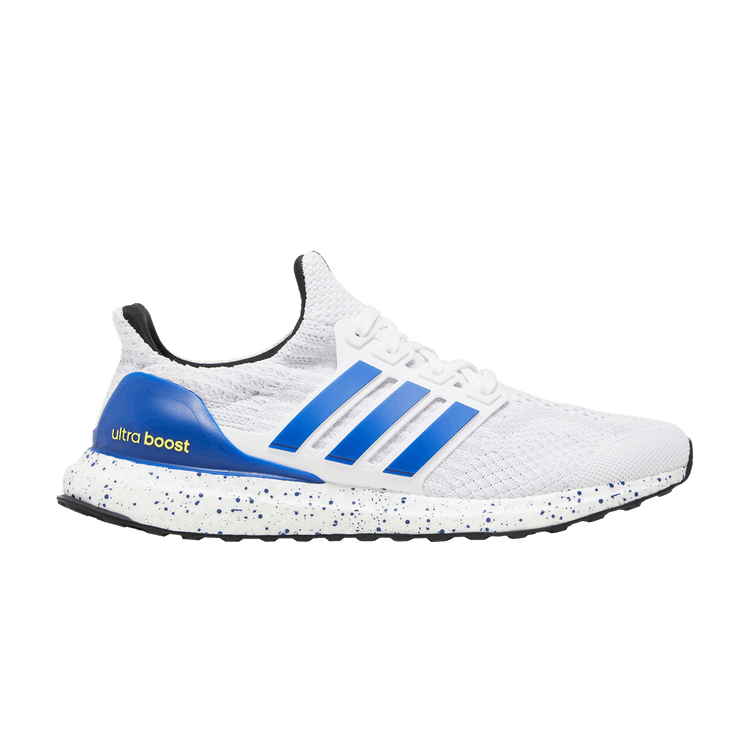 adidas UltraBoost 5.0 DNA 'White Royal Blue Speckled' — Cloud White/Royal Blue/Beam Yellow