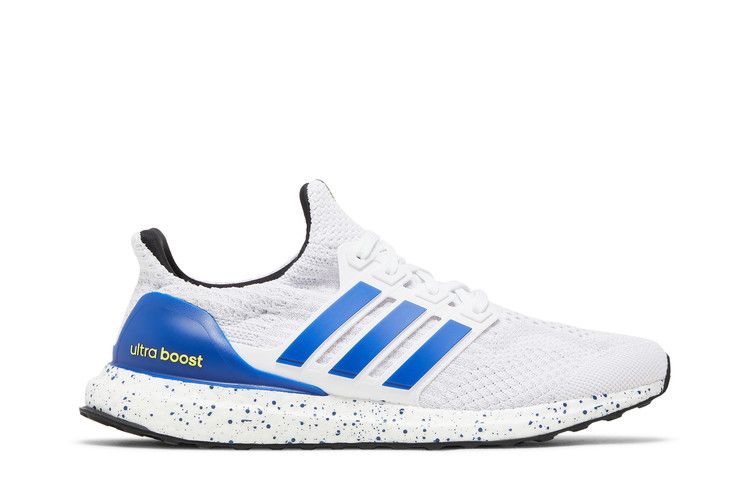 adidas UltraBoost 5.0 DNA 'White Royal Blue Speckled' — Cloud White/Royal Blue/Beam Yellow