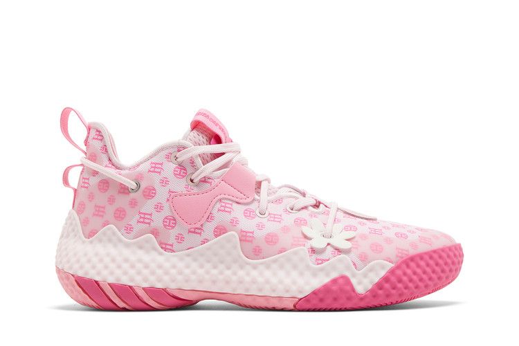 adidas Harden Vol. 6 J 'Clear Pink Monogram' — Clear Pink/Cloud White/Team Real Magenta