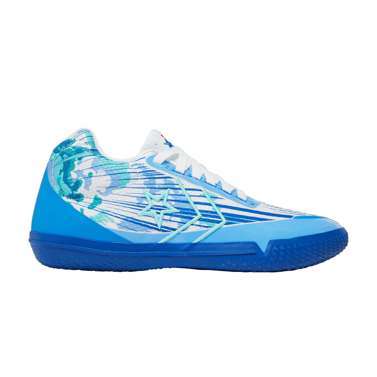 Converse All Star BB Evo 'Split Graphic' — Blue/White/Red/White/Orange