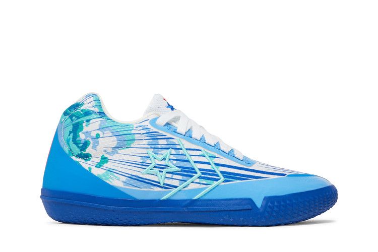 Converse All Star BB Evo 'Split Graphic' — Blue/White/Red/White/Orange