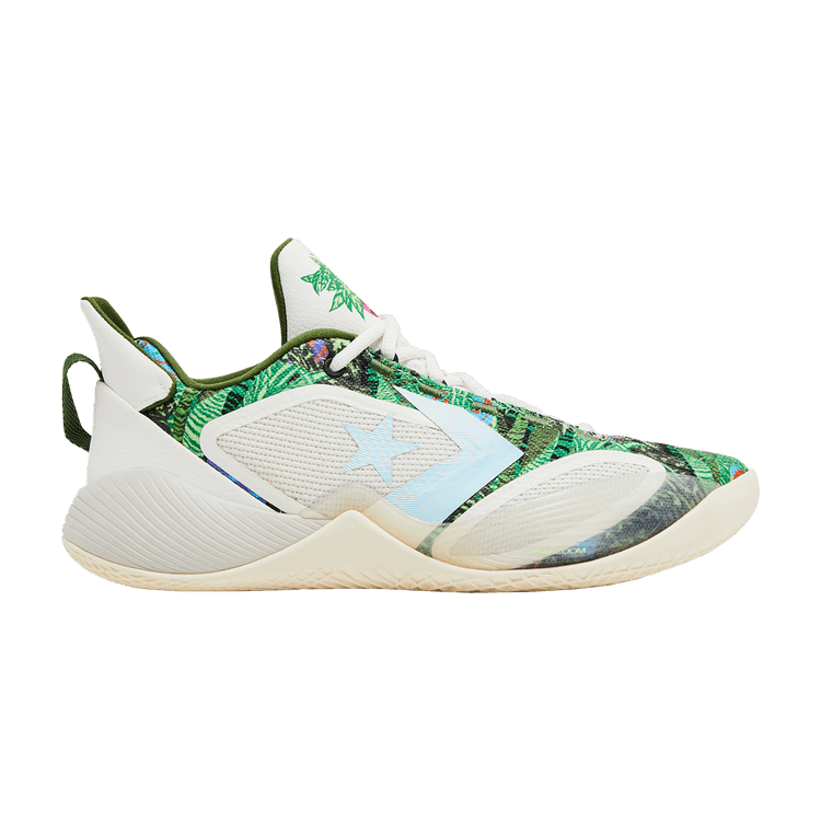 Converse All Star BB Shift 'Botanical' — Vintage White/Treeline