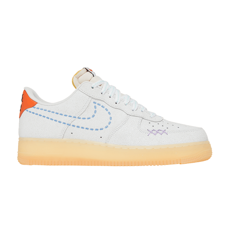 Air Force 1 '07 LV8 'Nike 101' — White/Safety Orange/Lilac/University Blue