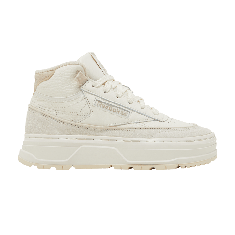 Reebok Wmns Club C Geo Mid 'Chalk Alabaster' — Chalk/Alabaster/Modern Beige