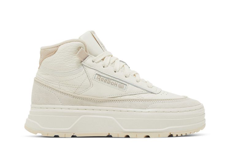 Reebok Wmns Club C Geo Mid 'Chalk Alabaster' — Chalk/Alabaster/Modern Beige