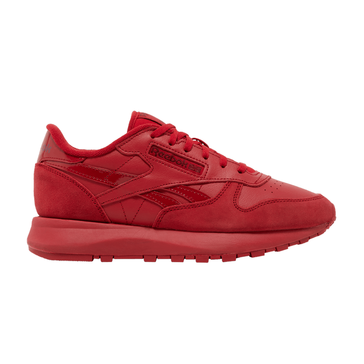 Reebok Wmns Classic Leather SP 'Flash Red' — Flash Red/Flash Red/Classic Burgundy