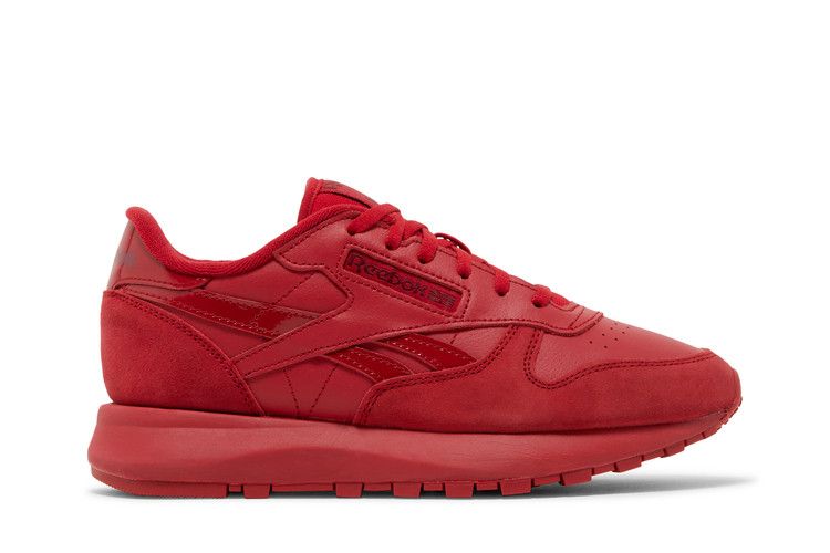 Reebok Wmns Classic Leather SP 'Flash Red' — Flash Red/Flash Red/Classic Burgundy