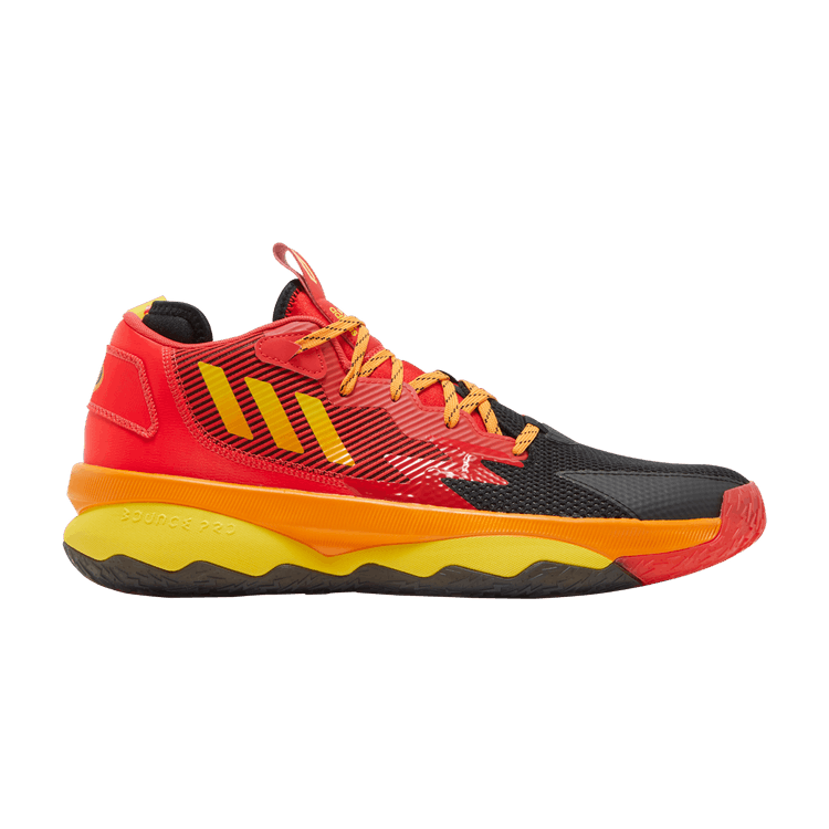 Pixar x adidas Dame 8 'Mr. Incredible' — Core Black/Team Yellow/Vivid Red