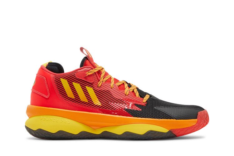 Pixar x adidas Dame 8 'Mr. Incredible' — Core Black/Team Yellow/Vivid Red
