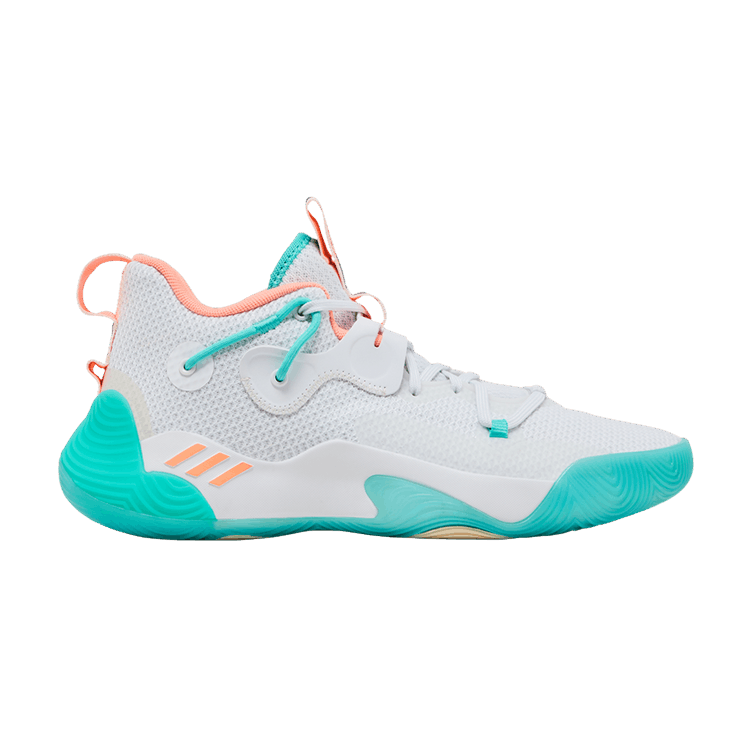 adidas Harden Stepback 3 'The Bahamas' — Cloud White/Beam Orange/Ecru Tint