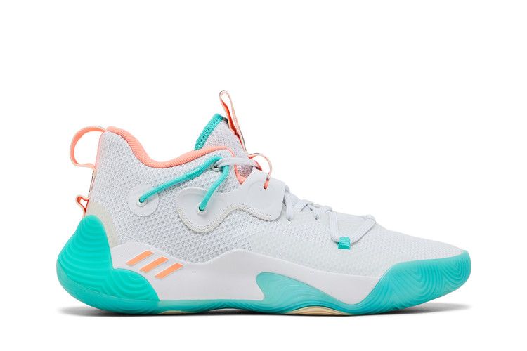 adidas Harden Stepback 3 'The Bahamas' — Cloud White/Beam Orange/Ecru Tint