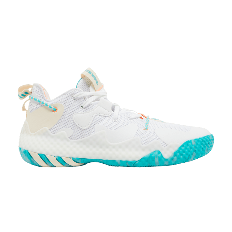 adidas Harden Vol. 6 'The Bahamas' — Cloud White/Ecru Tint/Beam Orange