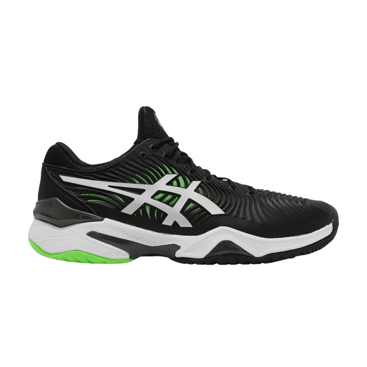 Asics Court FF 2 'Black Green Gecko' — Black/Green Gecko