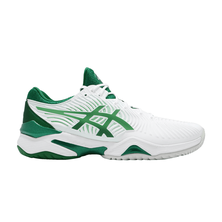 Asics Court FF Novak 'White Kale' — White/Kale