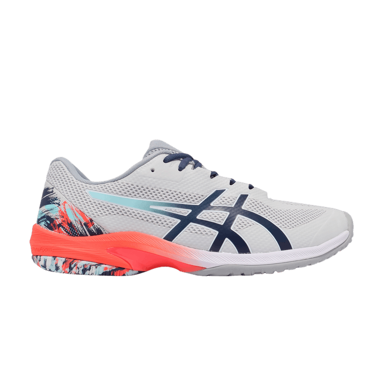 Asics Court Speed FF 'Celebration Of Sport Pack' — Glacier Grey/Sunrise Red