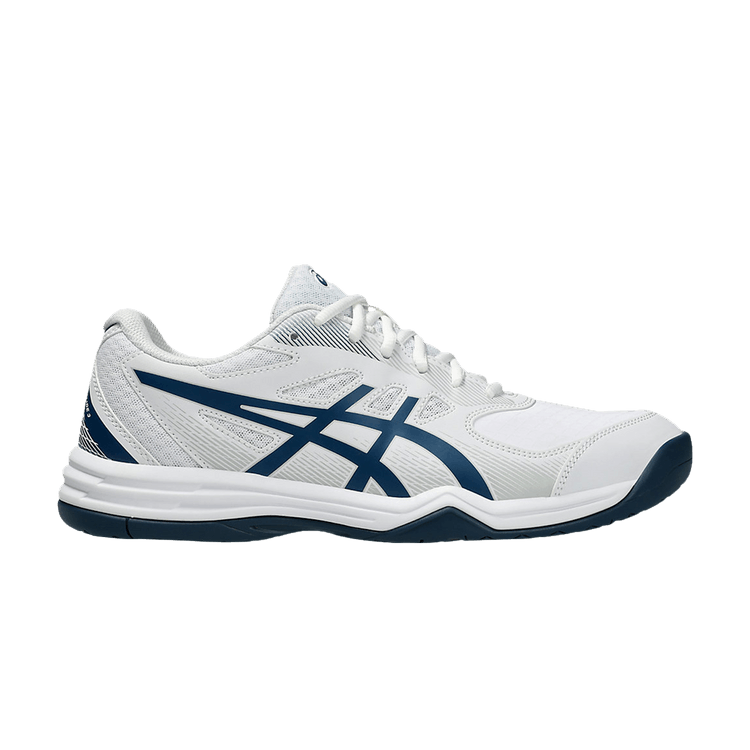 Asics Court Slide 3 'White Mako Blue' — White/Mako Blue