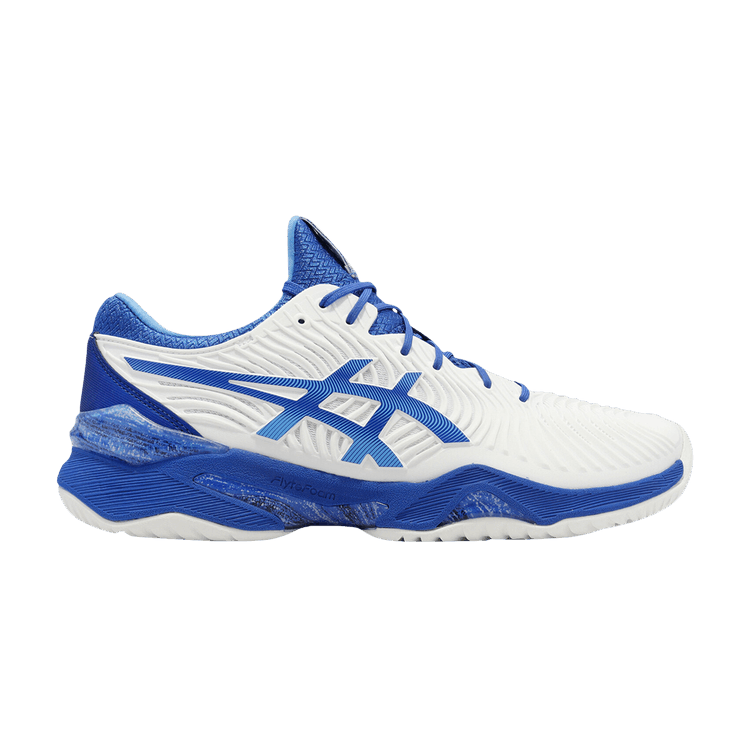 ASICS Court FF Novak 'White Tuna Blue' — White/Tuna Blue