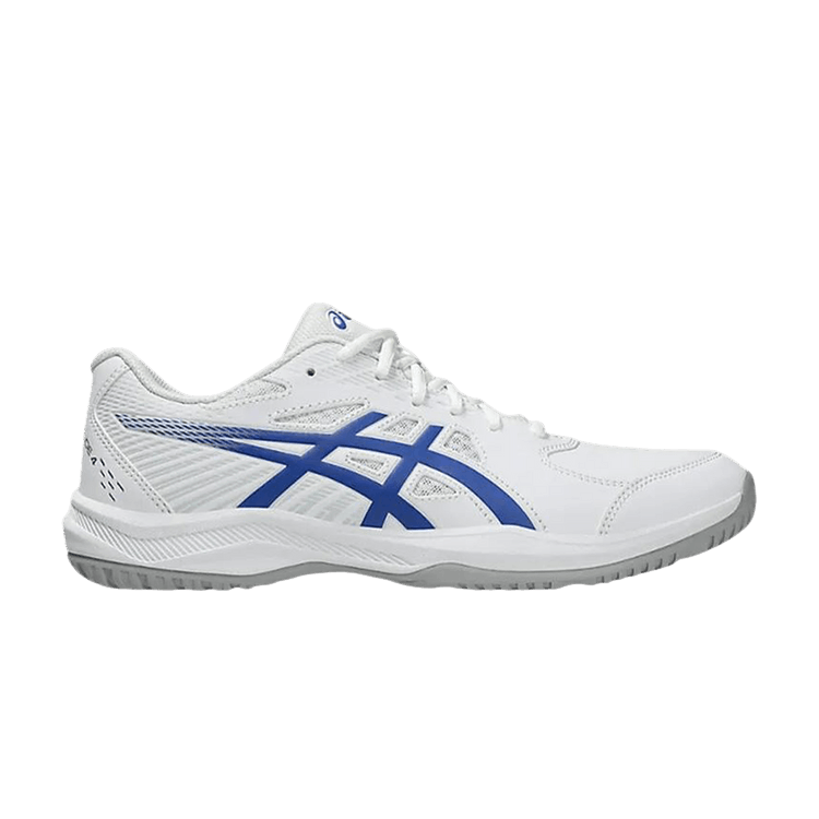 ASICS Court Slide 4 'White Dark Cobalt' — White/Dark Cobalt