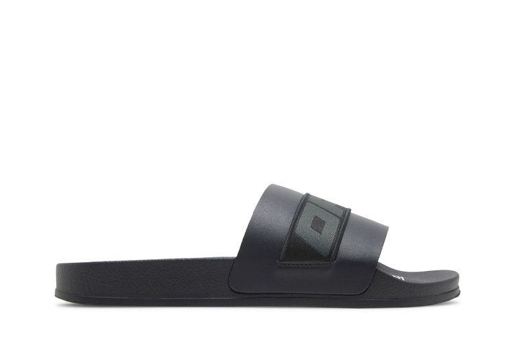 Off-White Industrial Belt Slider 'Black' — Black
