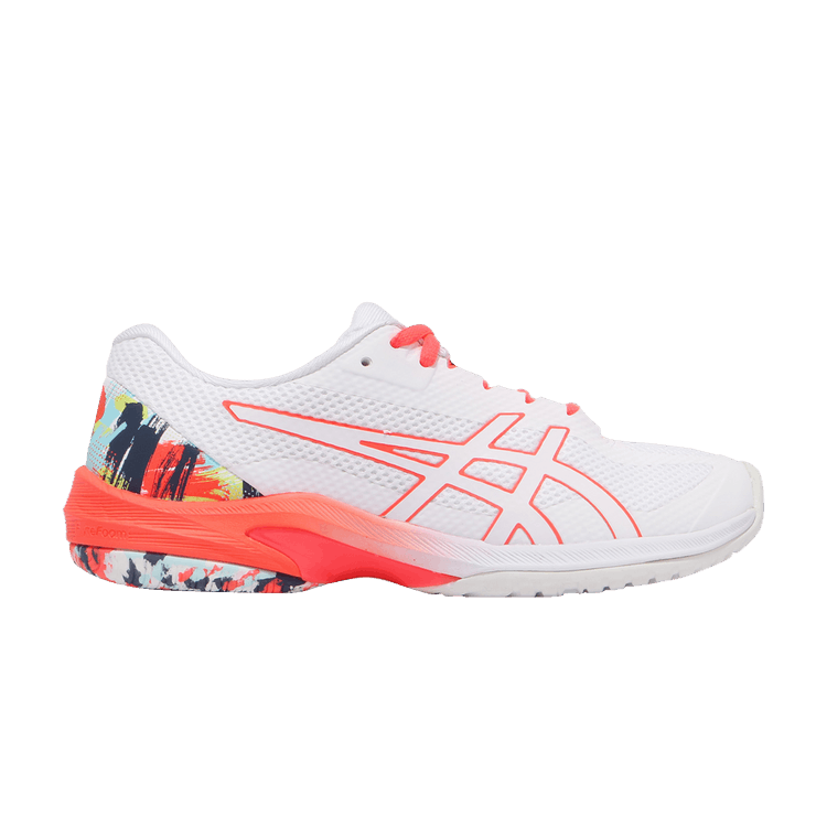 Asics Wmns Court Speed FF 'Celebration Of Sport Pack' — White/Sunrise Red