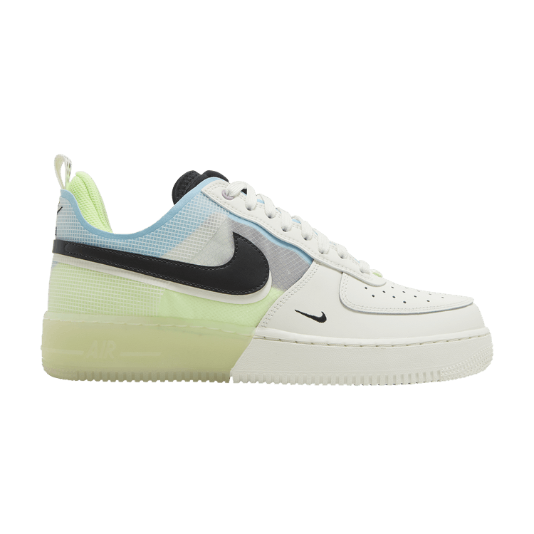 Nike Air Force 1 React 'Sail Barely Volt' — Sail/Barely Volt/Ghost Green/Black