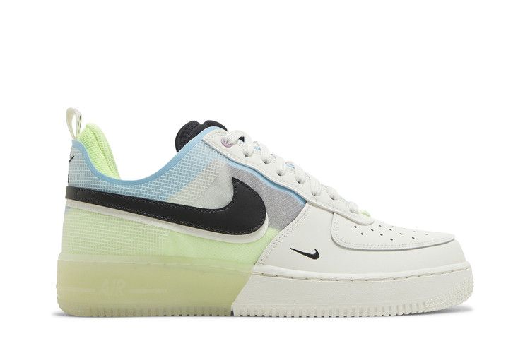 Nike Air Force 1 React 'Sail Barely Volt' — Sail/Barely Volt/Ghost Green/Black (2)