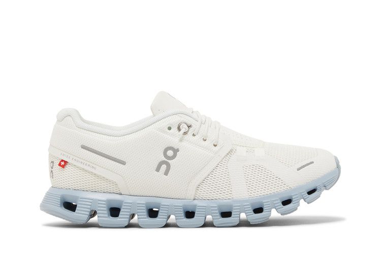 ON Wmns Cloud 5 'White Chambray' — White/Chambray