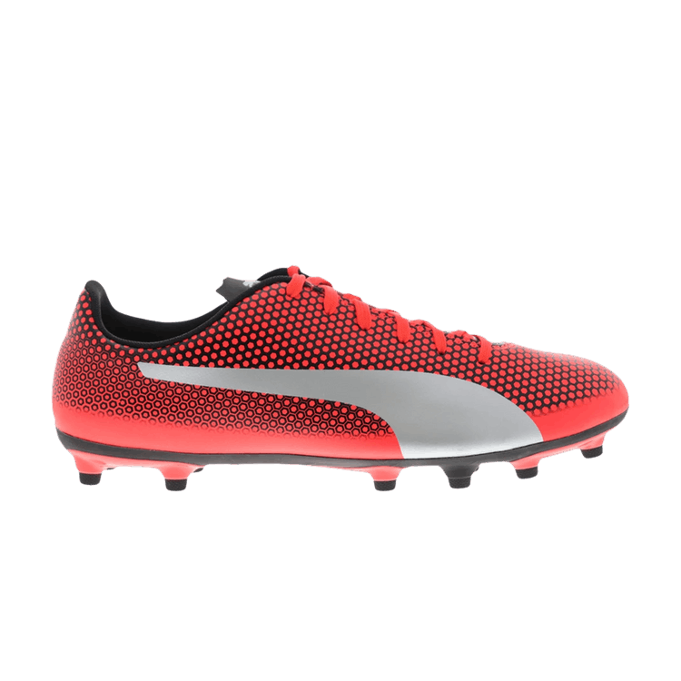 Puma Spirit FG 'Red Blast Geometric' — Red Blast/Silver/Black