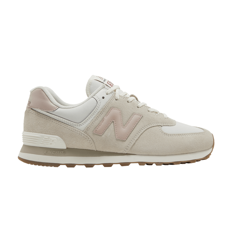 New Balance 574 'White Pink' — White/Pink