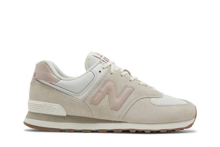 New Balance 574 'White Pink' — White/Pink
