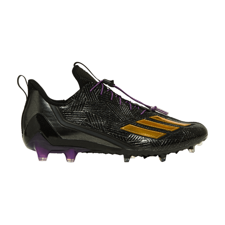 Marvel x adidas Adizero 12.0 'Black Panther' — Core Black/Gold Metallic/Tribe Purple