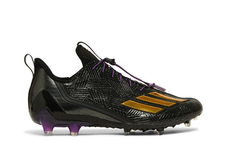 Marvel x adidas Adizero 12.0 'Black Panther' — Core Black/Gold Metallic/Tribe Purple