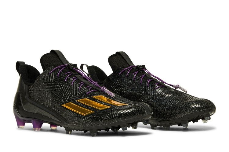 Marvel x adidas Adizero 12.0 'Black Panther' — Core Black/Gold Metallic/Tribe Purple