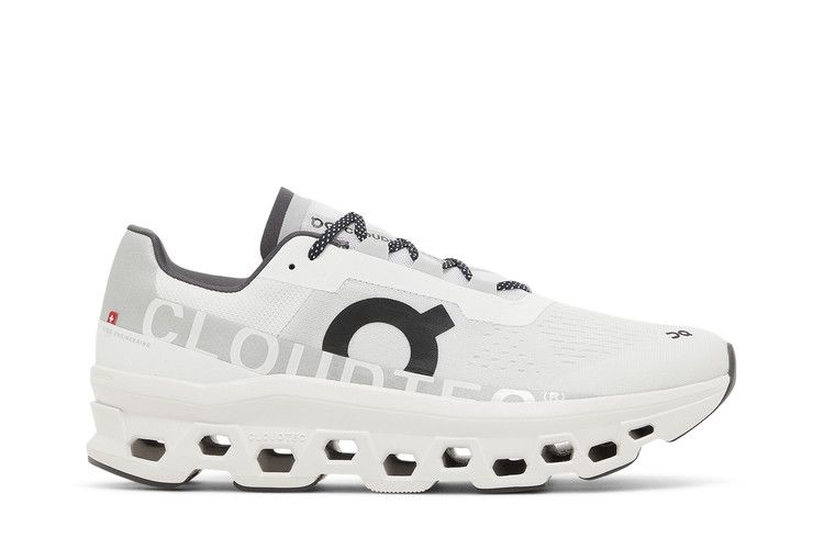 Cloudmonster 'White Black' — All White